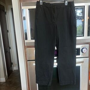 JCREW “KATE” CHINO
STRAIGHT LEG PANT IN BLACK STRETCH CASUAL SIZE 10